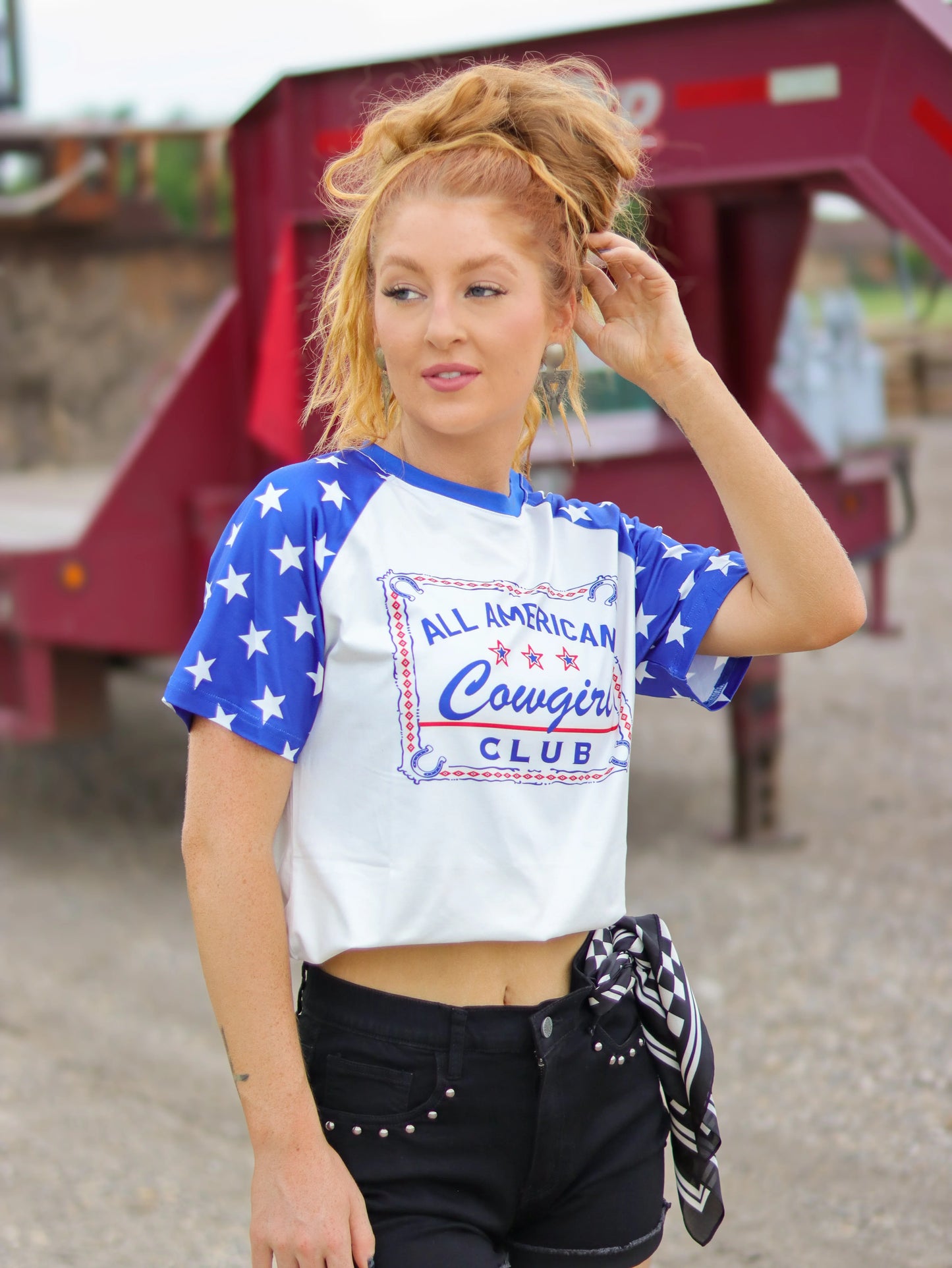 The All American Cowgirl Club Tee