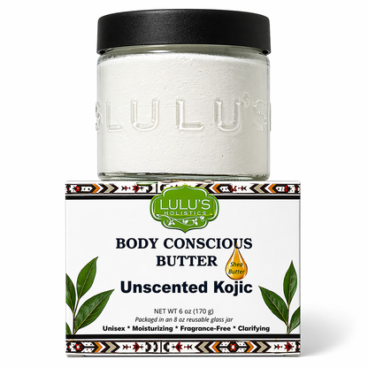 Unscented Kojic Whipped Body Butter – Smooth, Even-Looking Skin