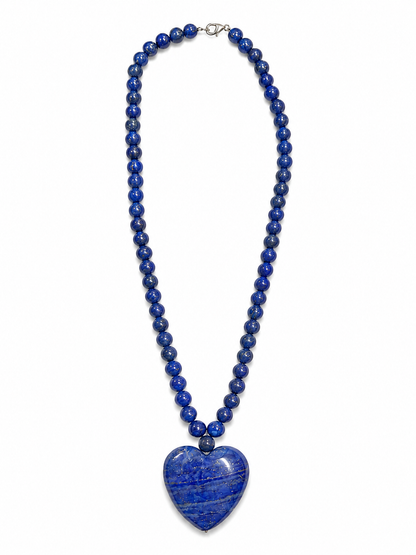 Royal Heart Lapis Necklace