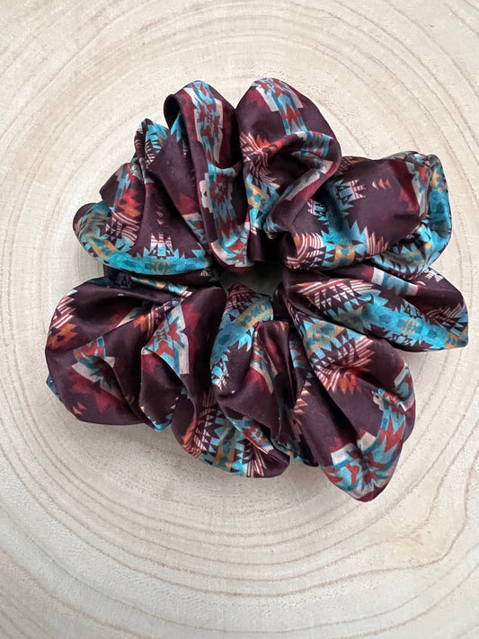 Bermuda Western Scrunchie — Sterling Kreek Hair Statement (5" x 1.5")