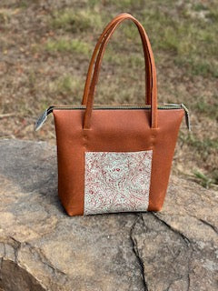Custom Leather Zippered Purse