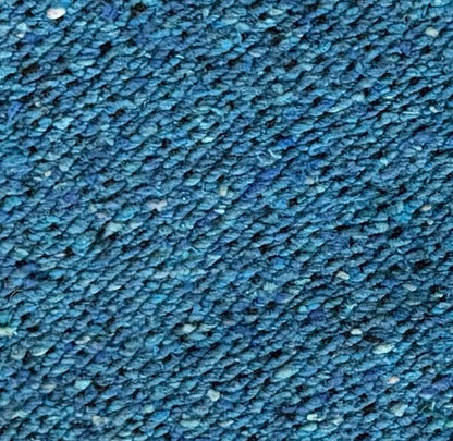 Solid Aqua Blue Mexican Blanket | BULK SAVINGS