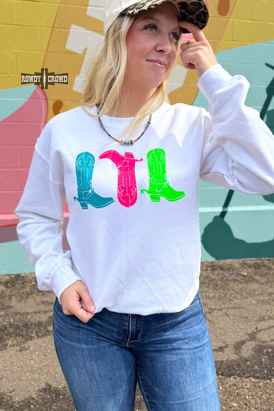 DS Neon Boots Sweater