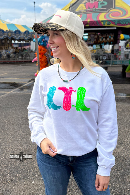 DS Neon Boots Sweater