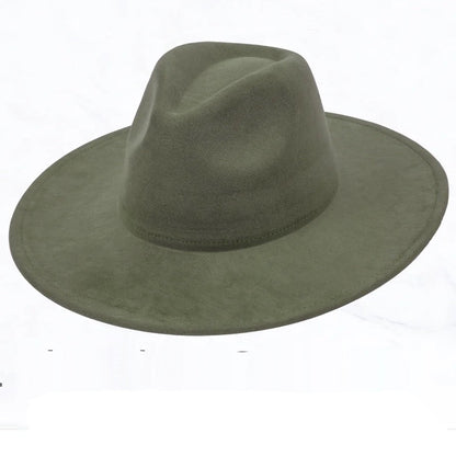 Spotted Hide w/ Turquoise Slab Leather Band + Choice of Boho Hat 985u
