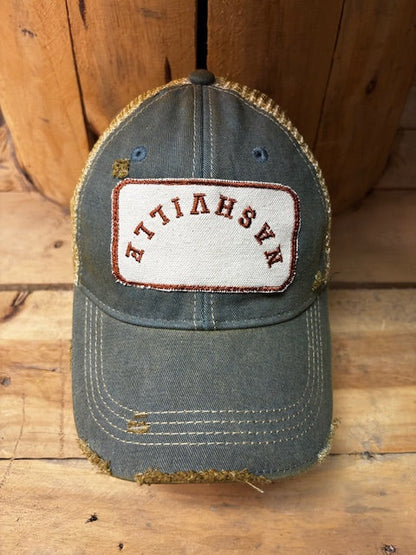 Upside Down Your Town or Team Custom Hat