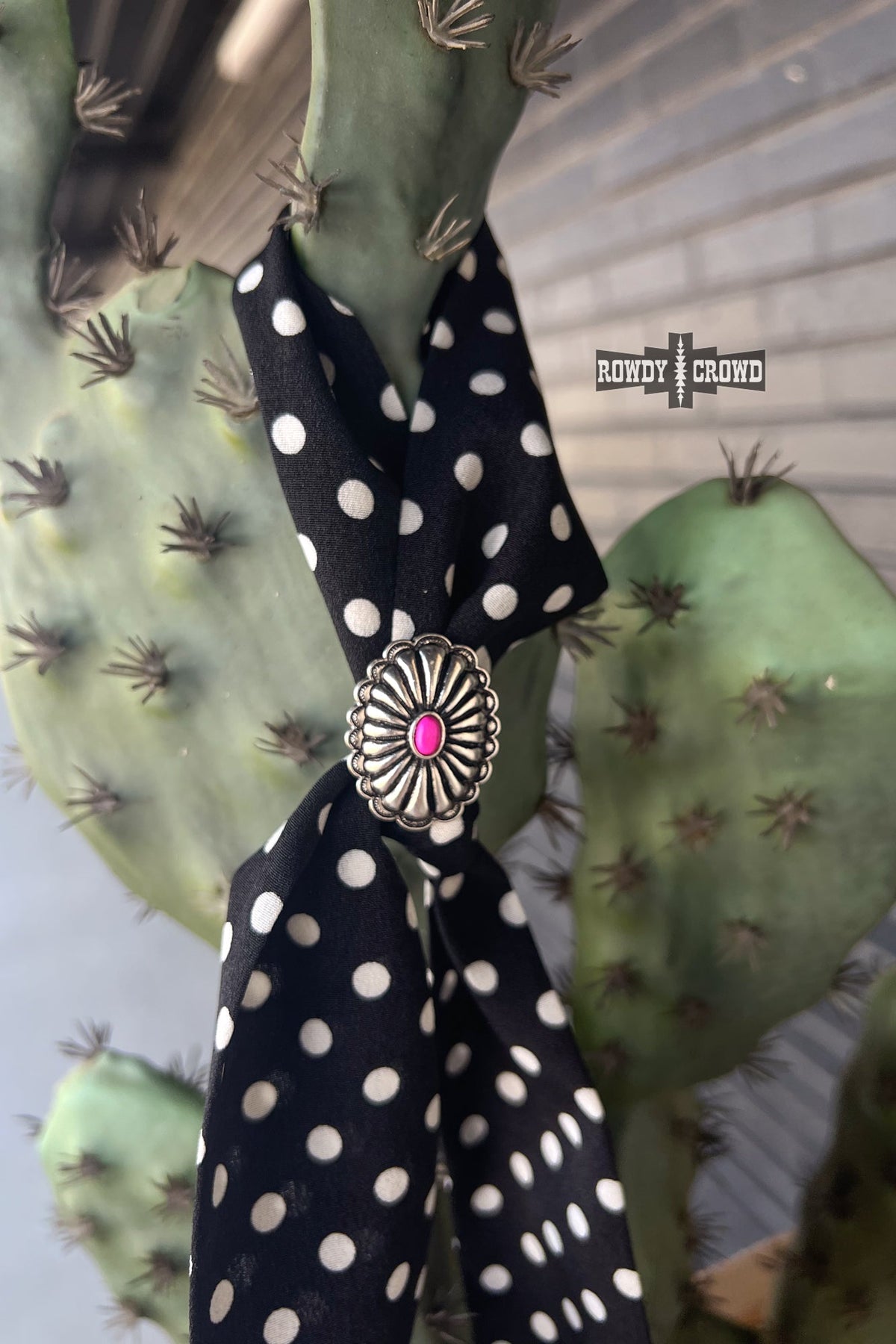 DS Cowgirl Concho Scarf Slide