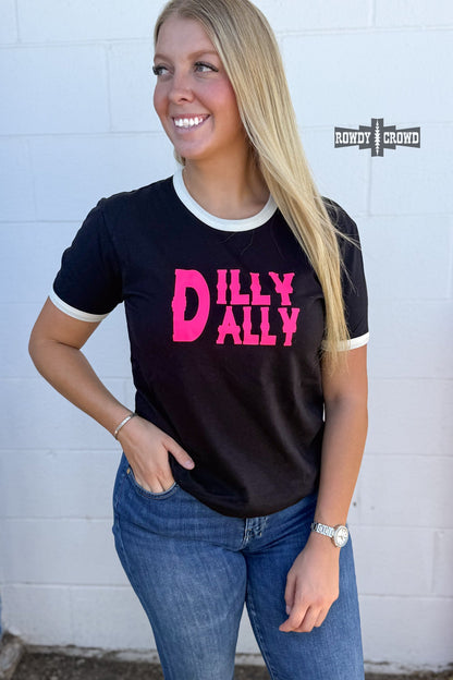 DS Dilly Dally Ringer Tee