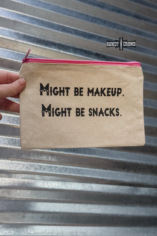 DS Might Be Snacks Cosmetic Bag