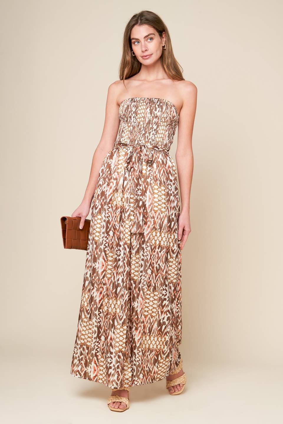 EPITOME OF ALLURE WOVEN JUMPSUIT