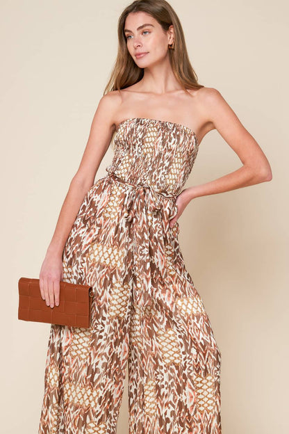 EPITOME OF ALLURE WOVEN JUMPSUIT