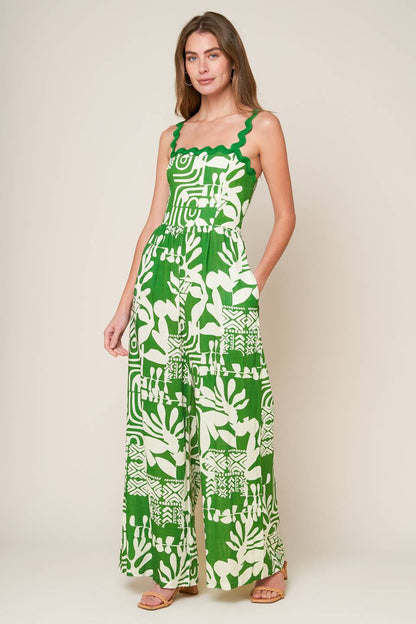 SIMPLY THE VIBE WOVEN JUMPSUIT