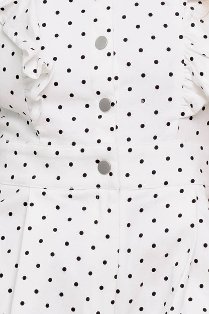 SUNNY MOOD WOVEN ROMPER