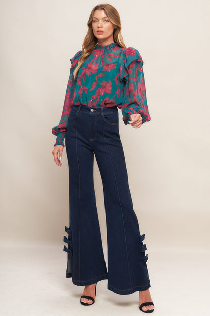 VINTAGE ICON DARK INDIGO DENIM PANTS
