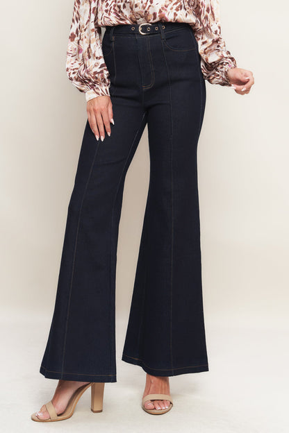 ICONIC FLARE DENIM PANTS