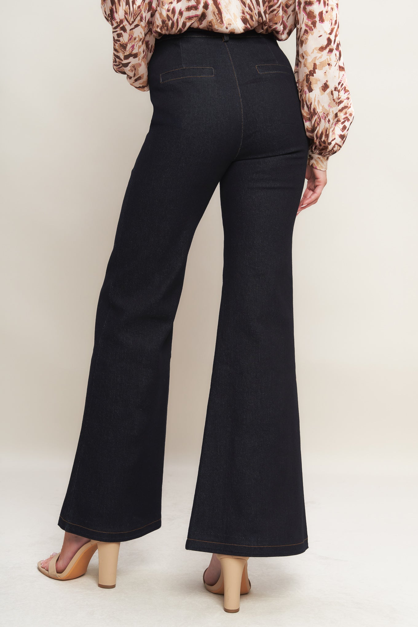 ICONIC FLARE DENIM PANTS