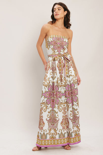MEDITERRANEAN DREAM WOVEN JUMPSUIT