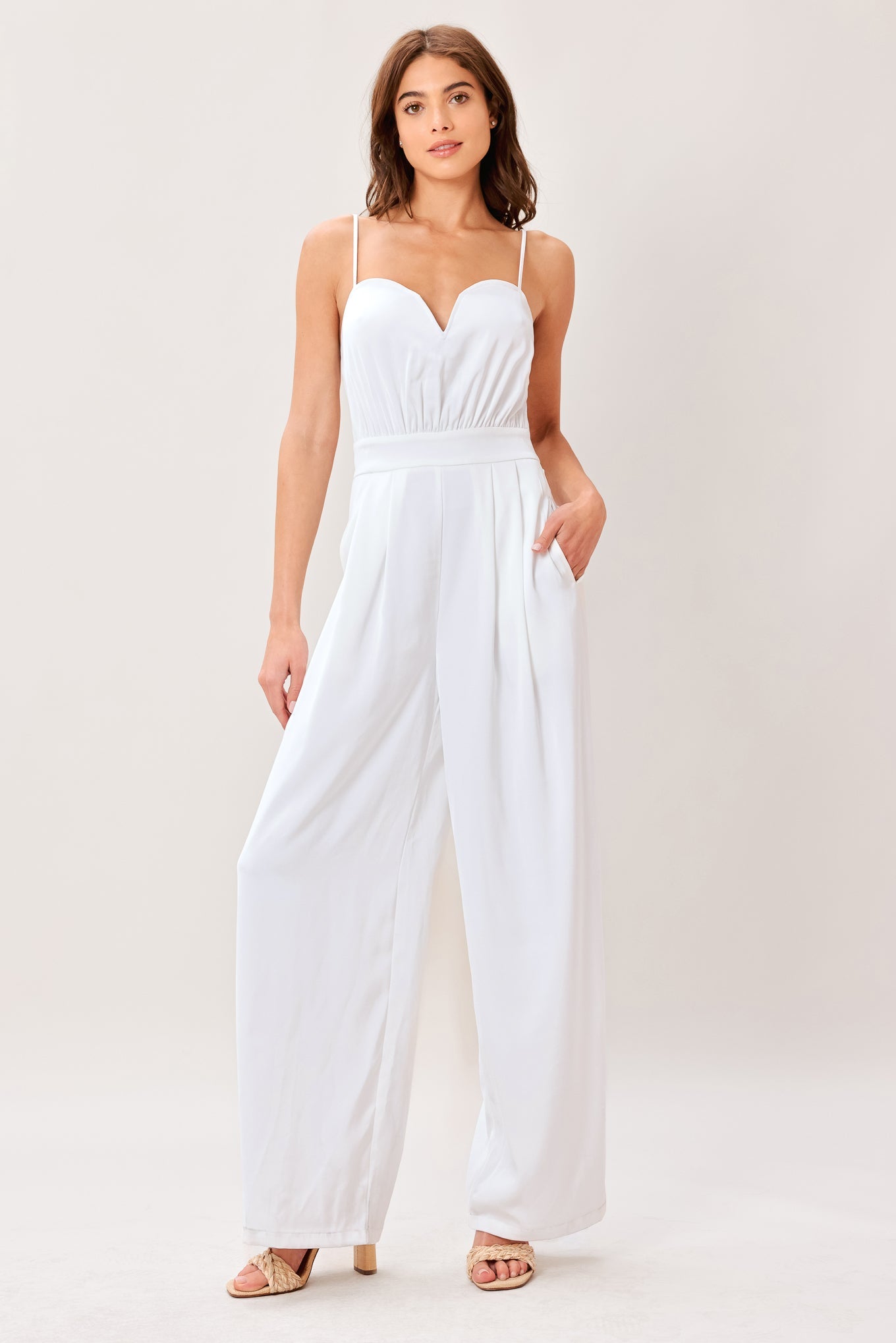 MODERN EASE WOVEN JUMPSUIT