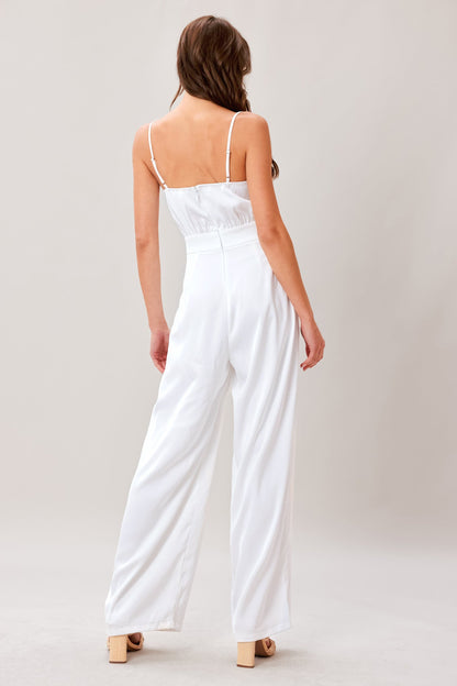 MODERN EASE WOVEN JUMPSUIT