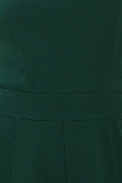 EMERALD IMPACT HUNTER GREEN EXTRA WIDE-LEG JUMPSUIT