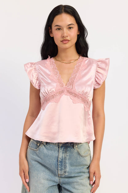 Aliza Satin Top