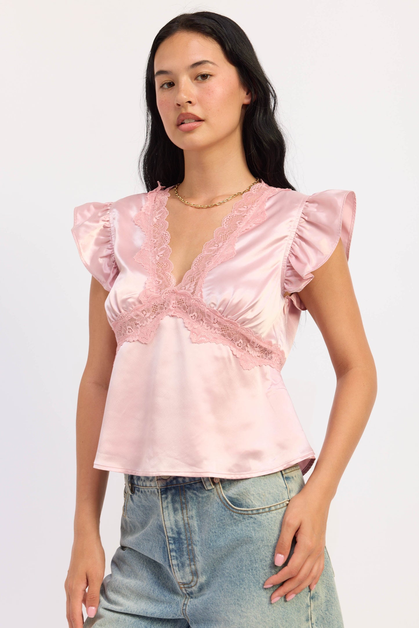Aliza Satin Top