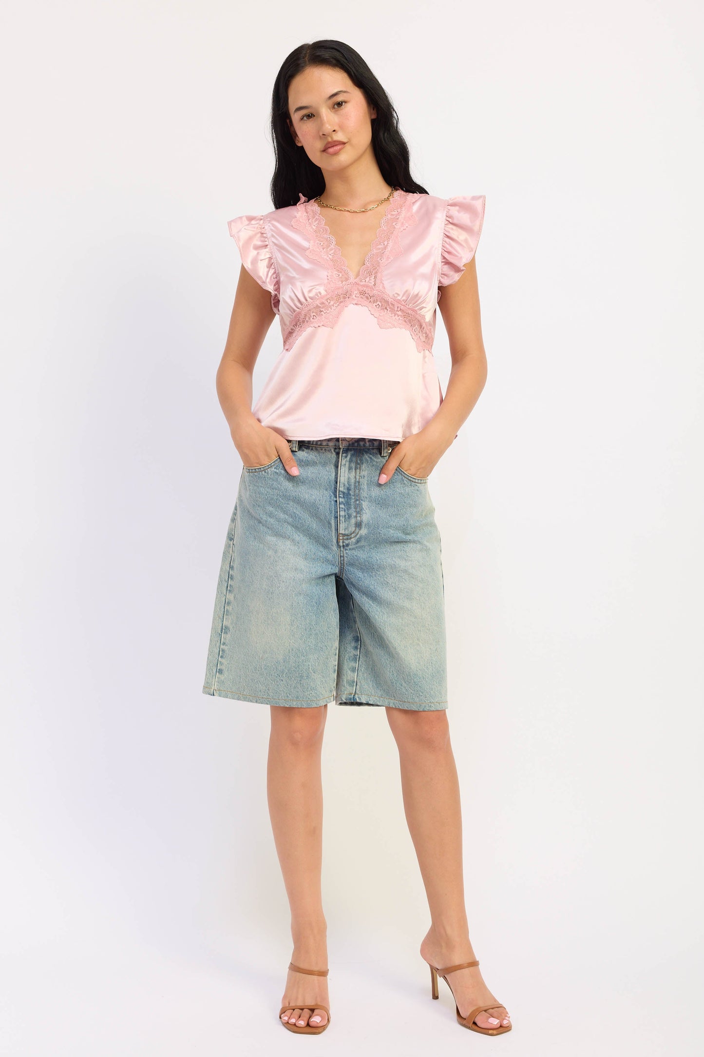 Aliza Satin Top
