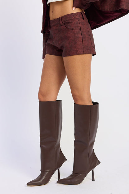 Halle Suede Shorts