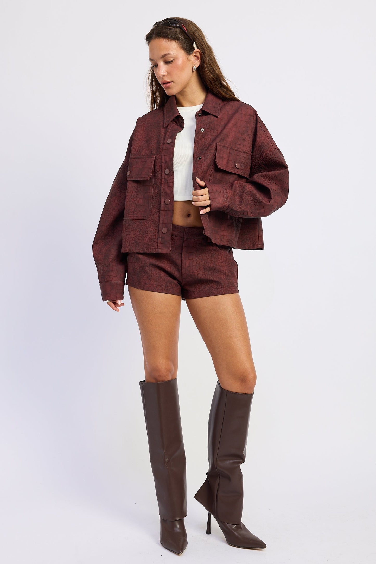 Halle Suede Shorts