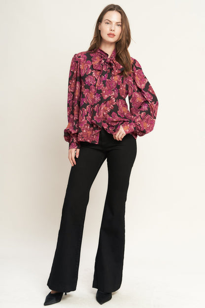 BEAUTIFUL EVENINGS WOVEN BLOUSE