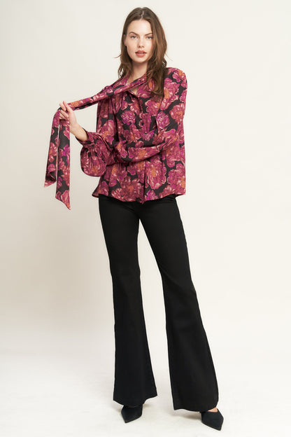 BEAUTIFUL EVENINGS WOVEN BLOUSE