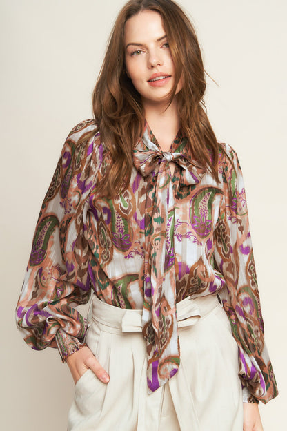 TRY AND TRY AGAIN WOVEN TOP