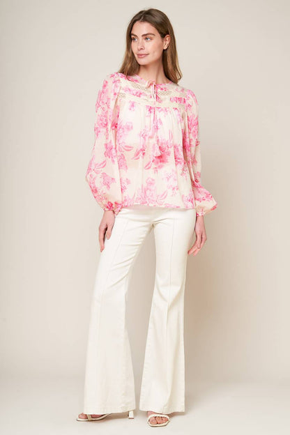 LAGOON DAYDREAMS WOVEN TOP