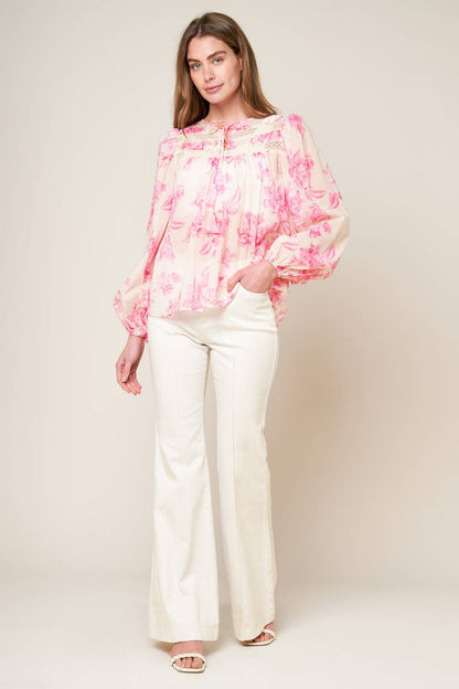 LAGOON DAYDREAMS WOVEN TOP