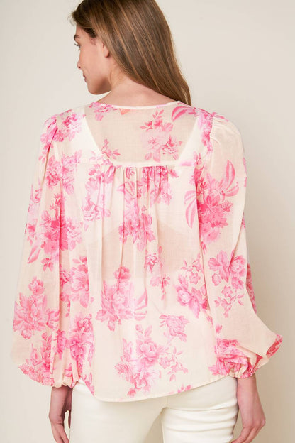 LAGOON DAYDREAMS WOVEN TOP