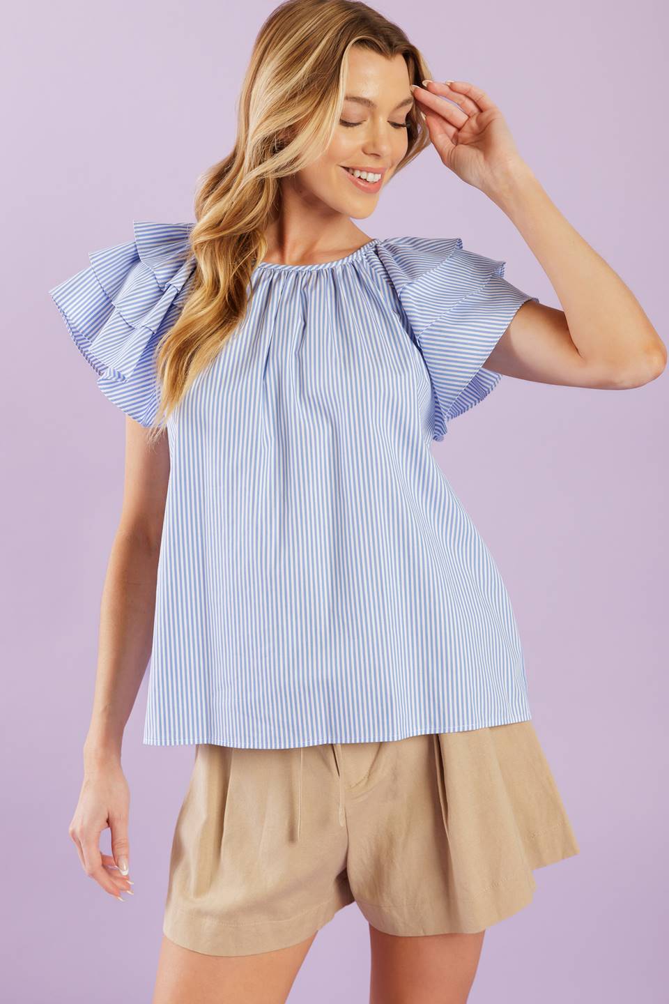 NEED YOU MORE WOVEN TOP