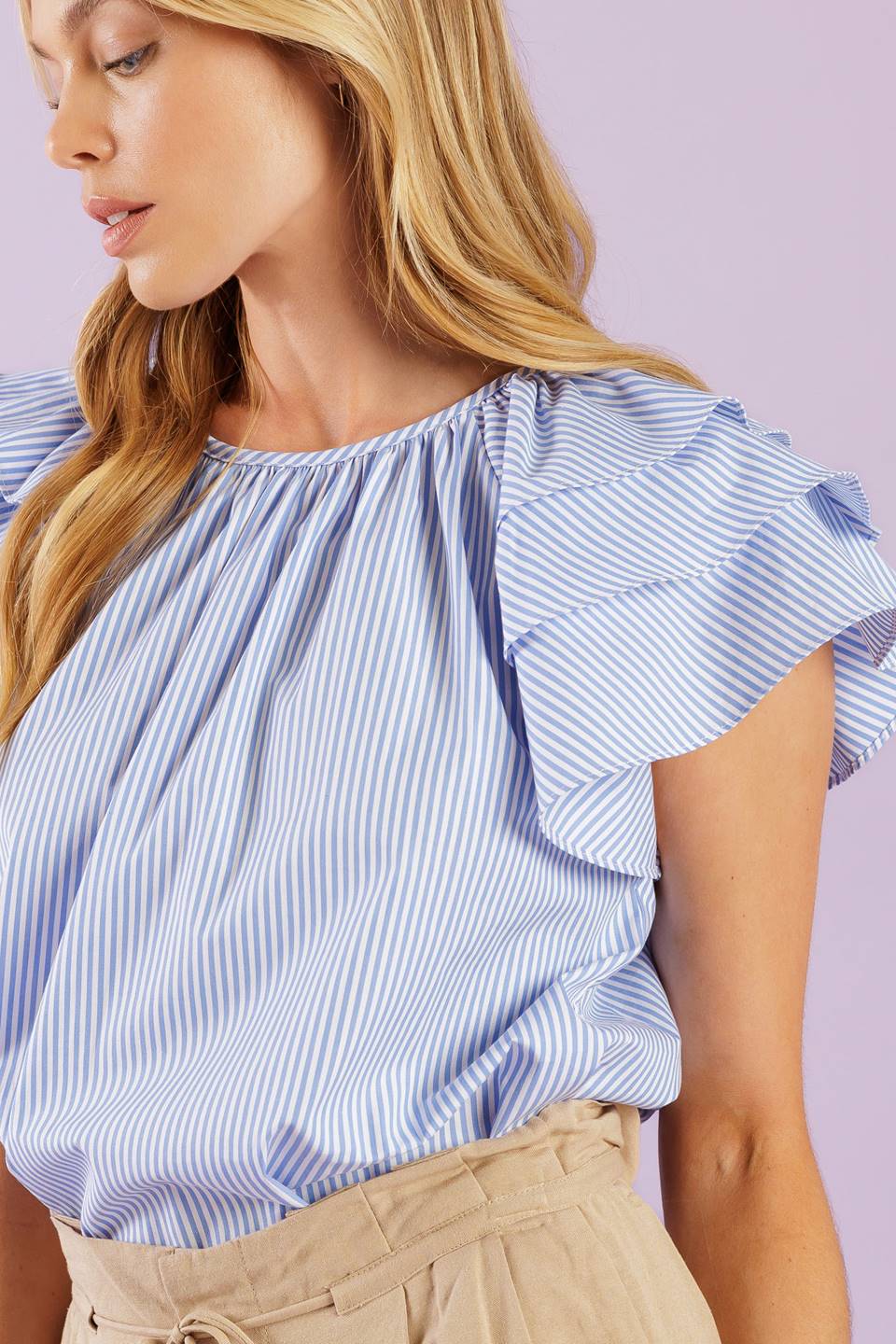 NEED YOU MORE WOVEN TOP