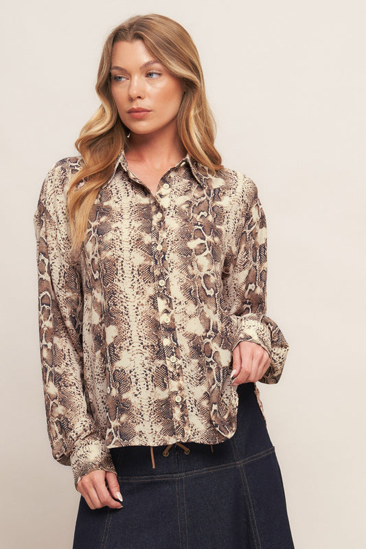 URBAN GODDESS WOVEN TOP