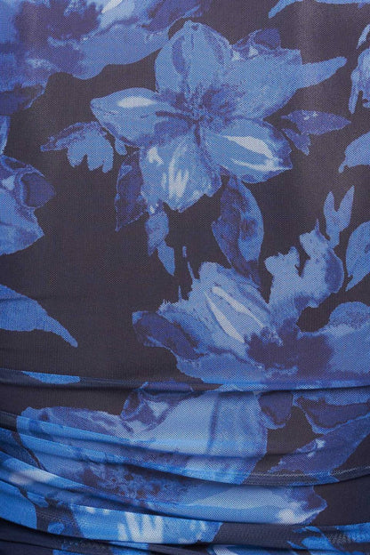 ILLUMINATED PETAL POWER MESH TOP