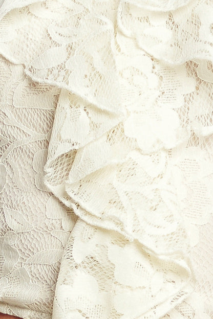 BALLET MUSE WOVEN LACE TOP