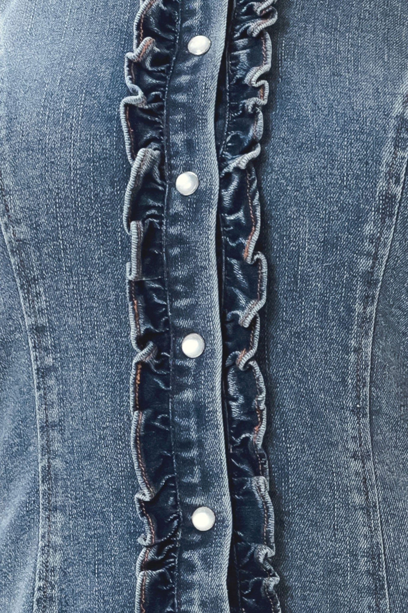 INDIGO BABE DENIM TOP