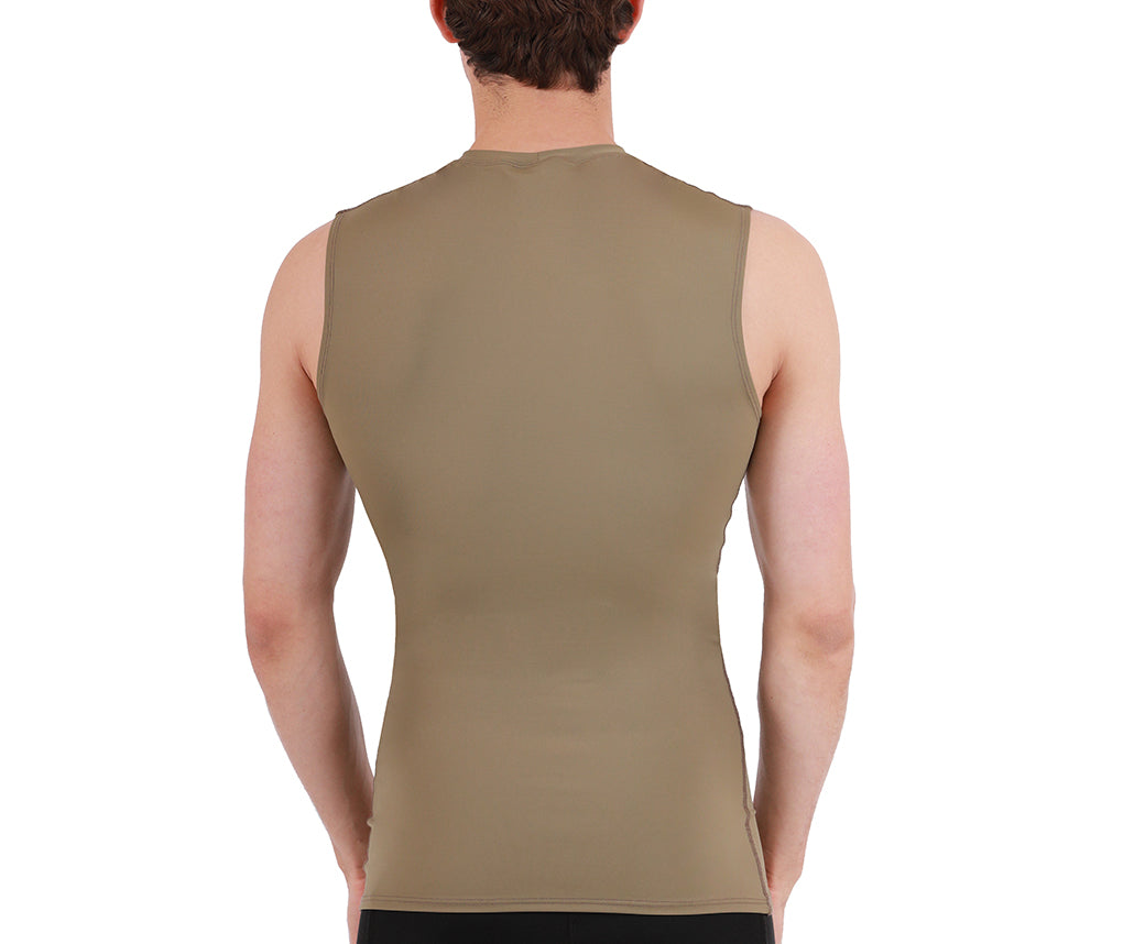 Insta Slim Compression Sleeveless High Crew Neck Shirt 2MAT018