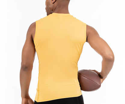 Insta Slim Big and Tall Compression Sleeveless High CrewNeck 2MAT018BT