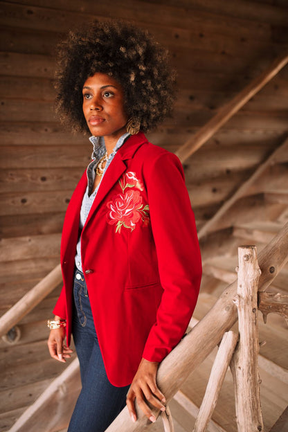 Red Velvet Jacket