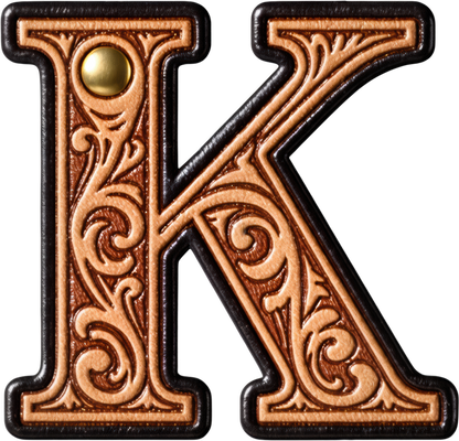 Monogrammed Initial Western Leather Look Saddle Longhorn Cowboy Cowgirl Kitchen Dish Towels Made in America
