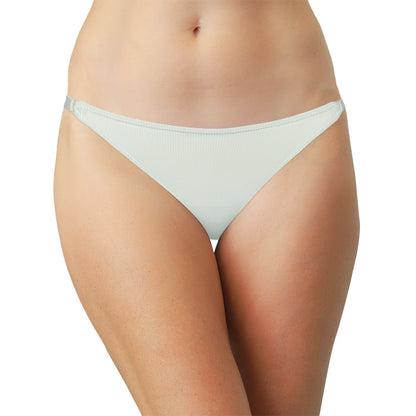 Rib Micro Bikini with Elastic Sides