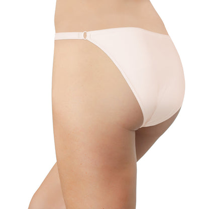 Rib Micro Bikini with Elastic Sides