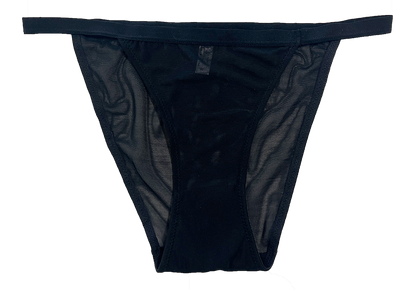Mesh Bikini with Elastic Waist, XS-2X