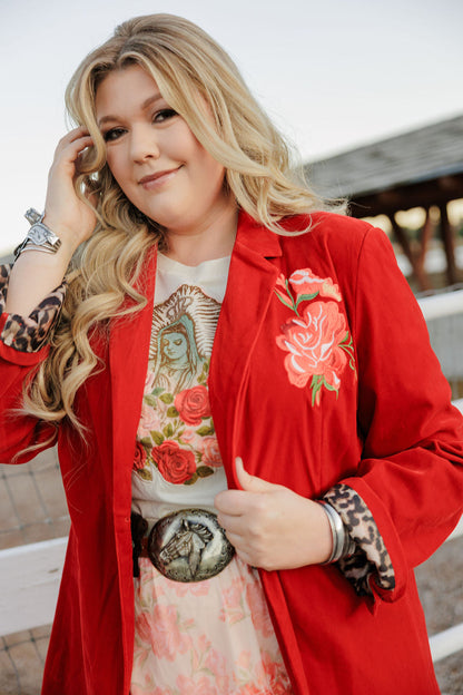 Red Velvet Jacket