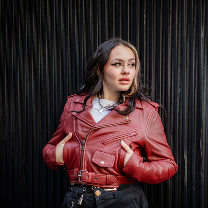 Katy - Women's Leather Jacket - BHBR